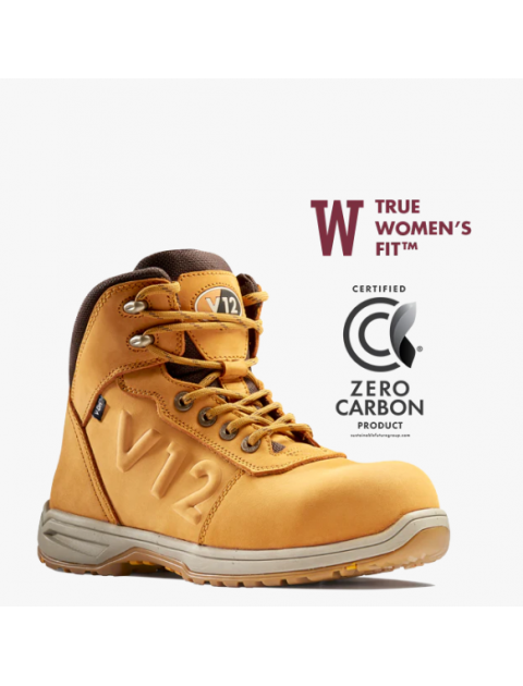 V12 LYNX 170367 WOMENS HONEY CARBON NEUTRAL HIKER BOOTS 